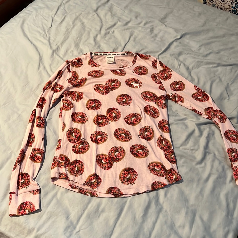 PINK donut sleep shirt